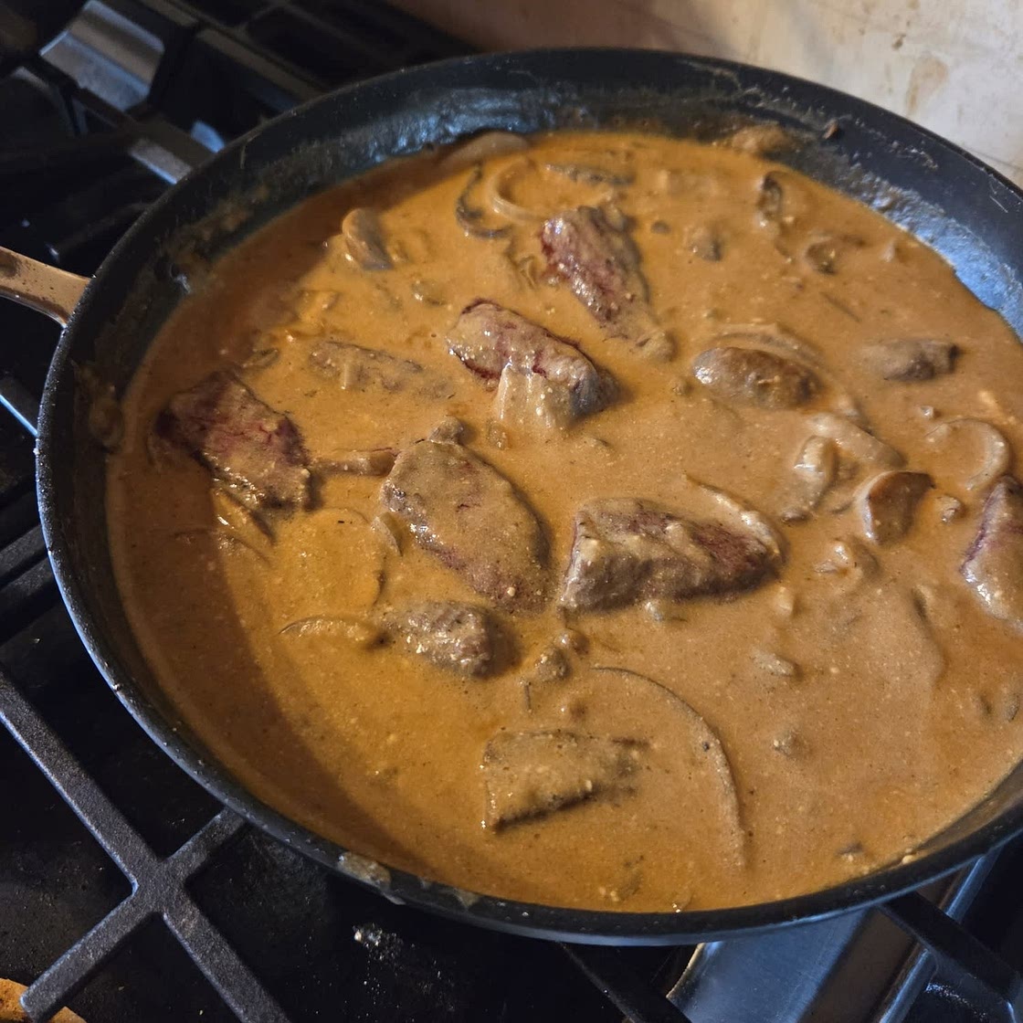 Beef Stroganoff