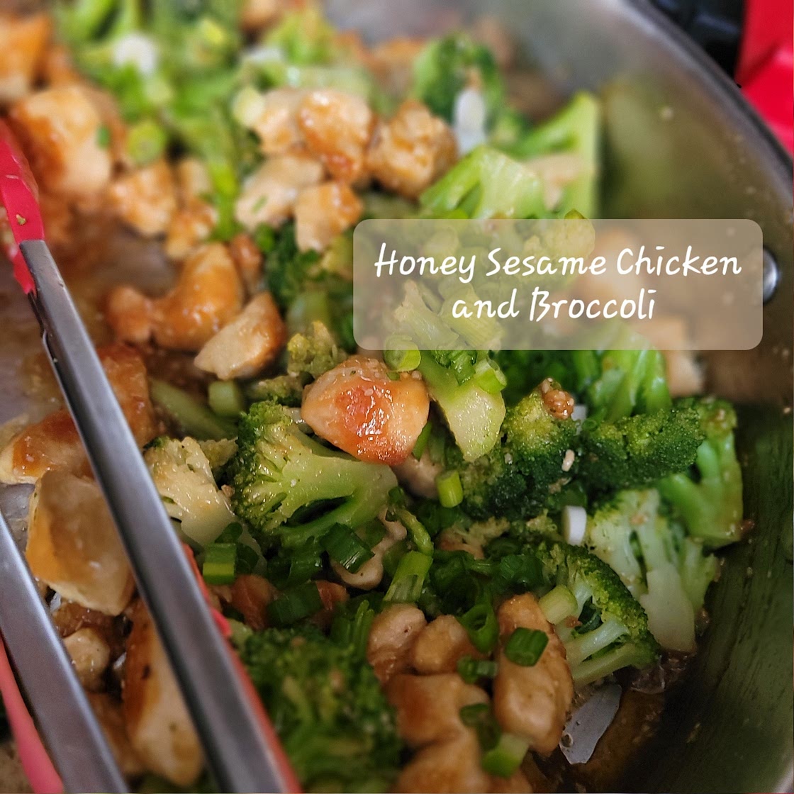 Honey Sesame Chicken and Broccoli