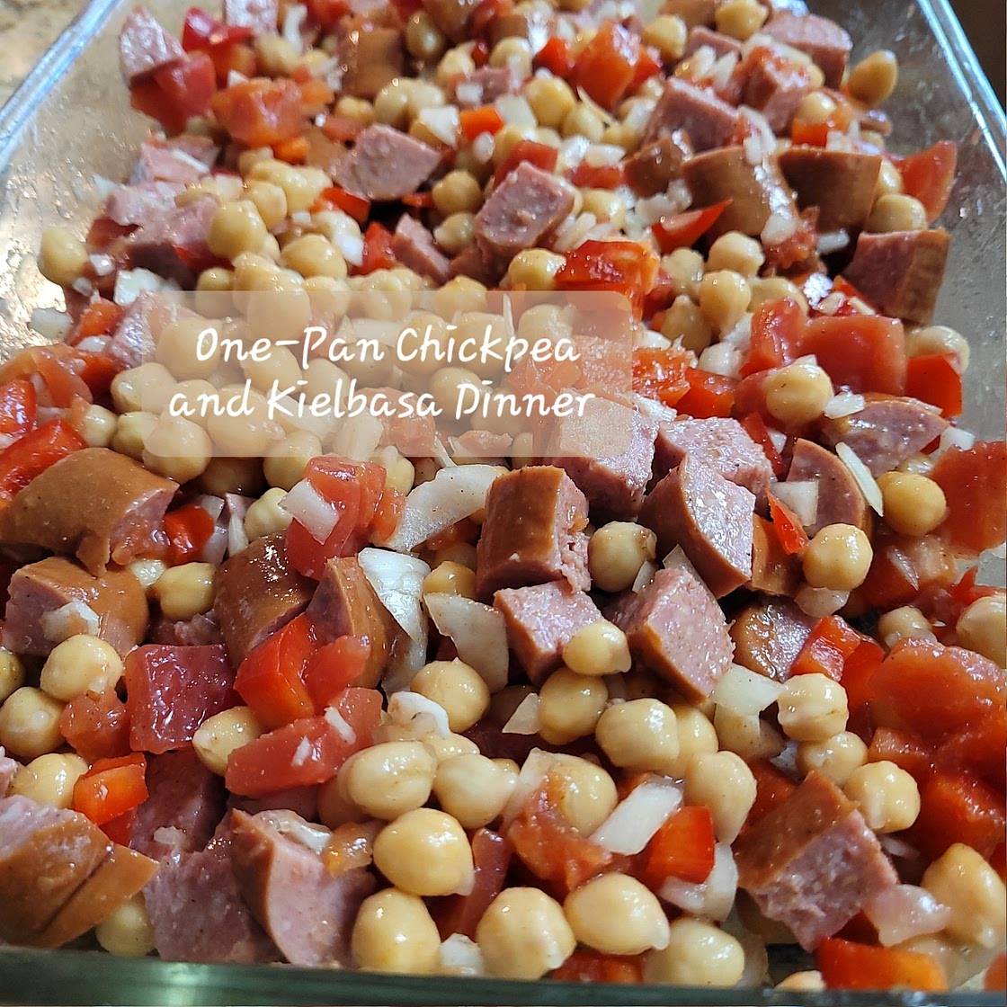 One-Pan Chickpea and Kielbasa Dinner