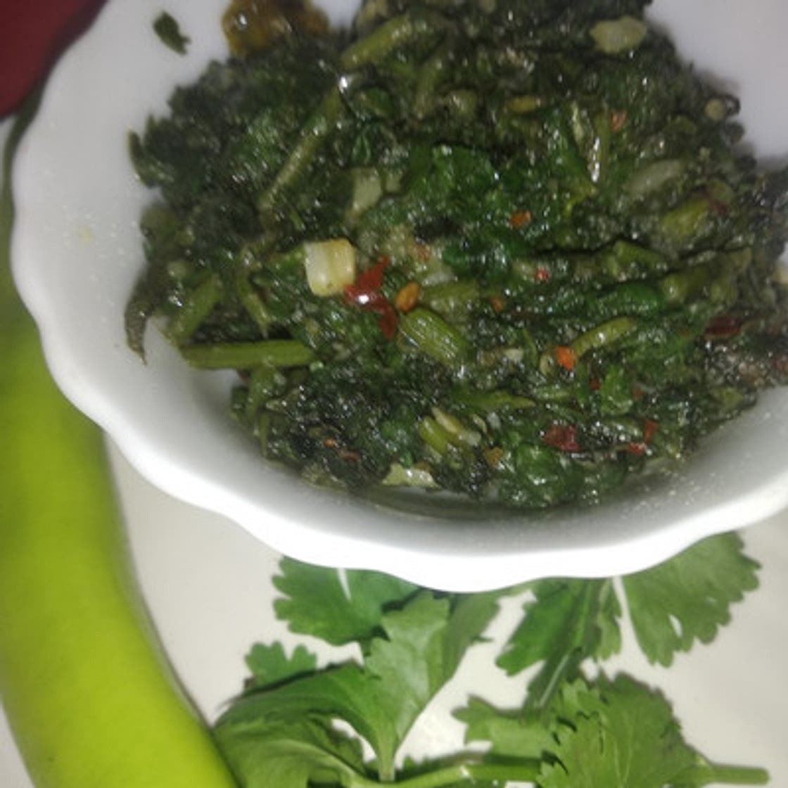 पालक की भुजिया (palak ki bhujia recipe in Hindi)