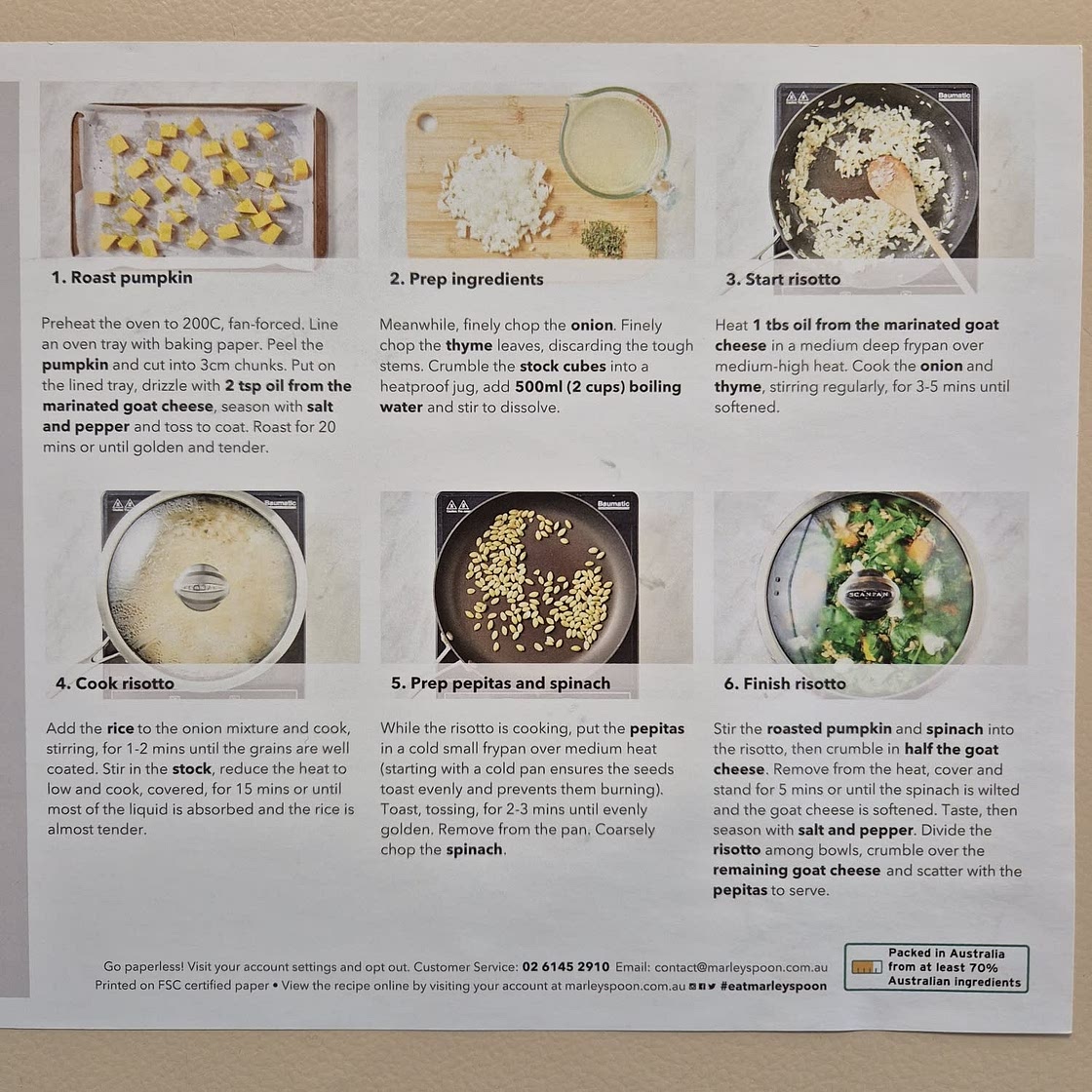 Roast Pumpkin & Goat Cheese Risotto