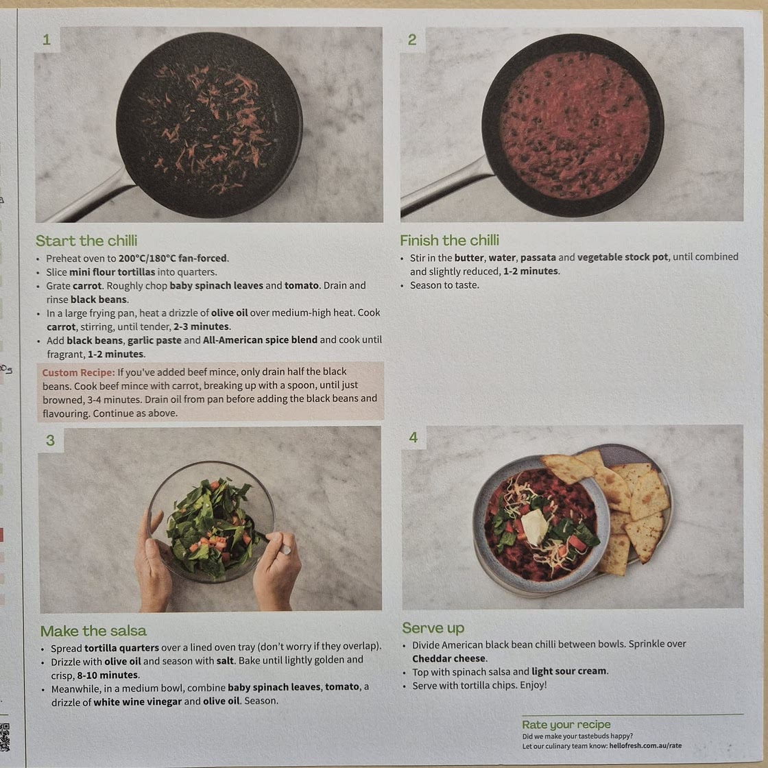 One-Pan American Black Bean Chilli