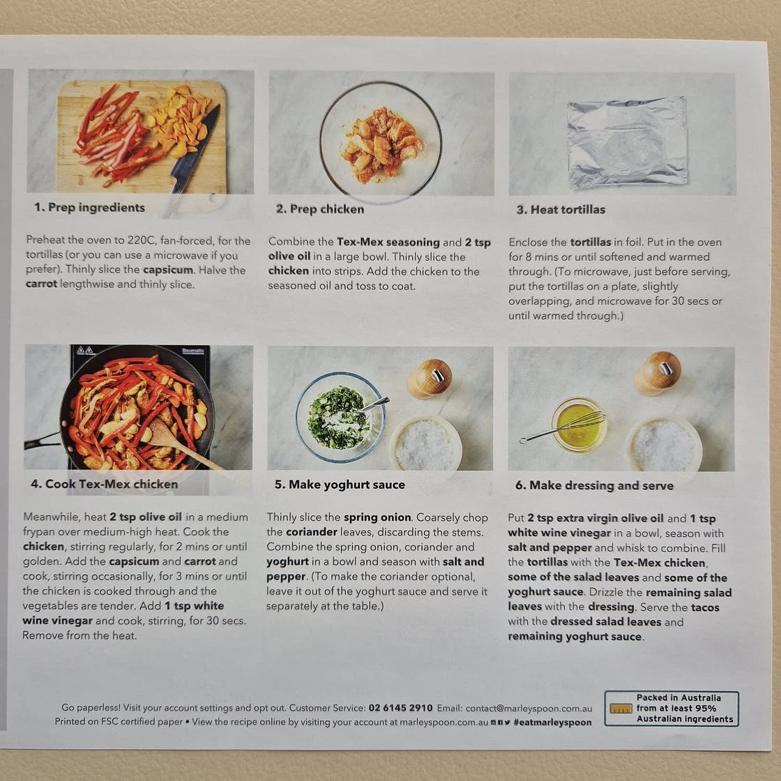 Chicken & Veggie Soft Tacos