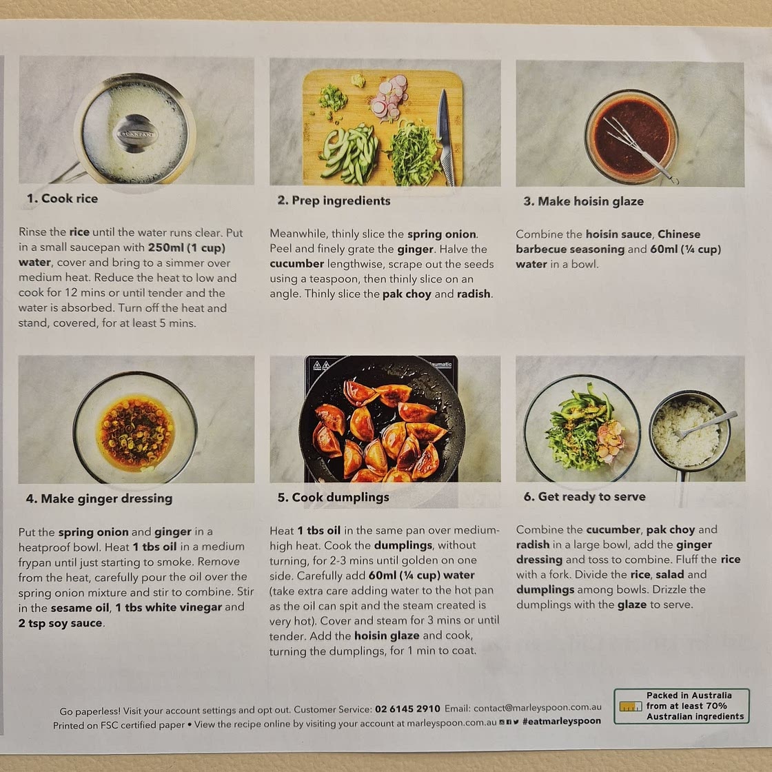 Sticky Hoisin Chicken Dumplings