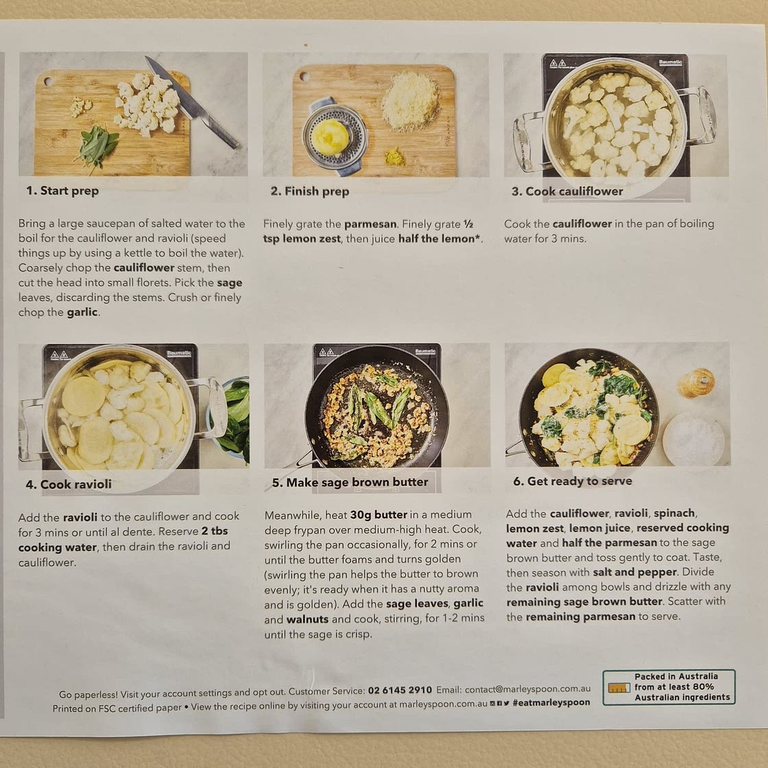 Mushrooms & Prosciutto Ravioli