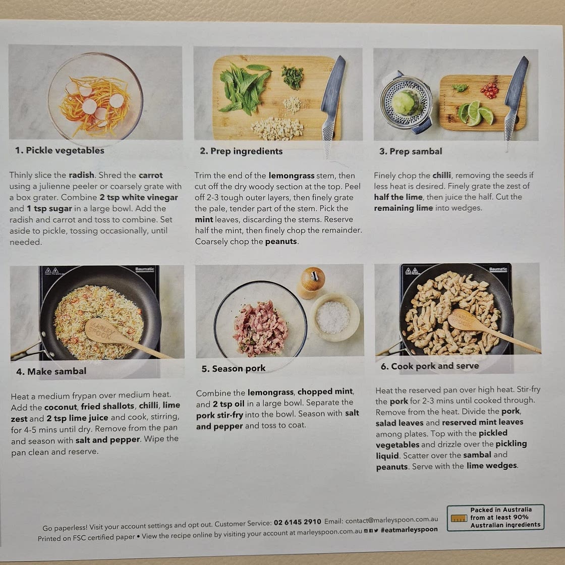 Lemongrass Pork Salad