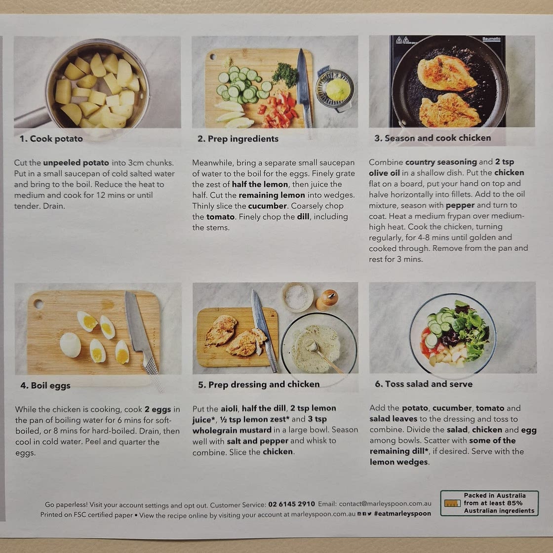 Chicken & Potato Salad