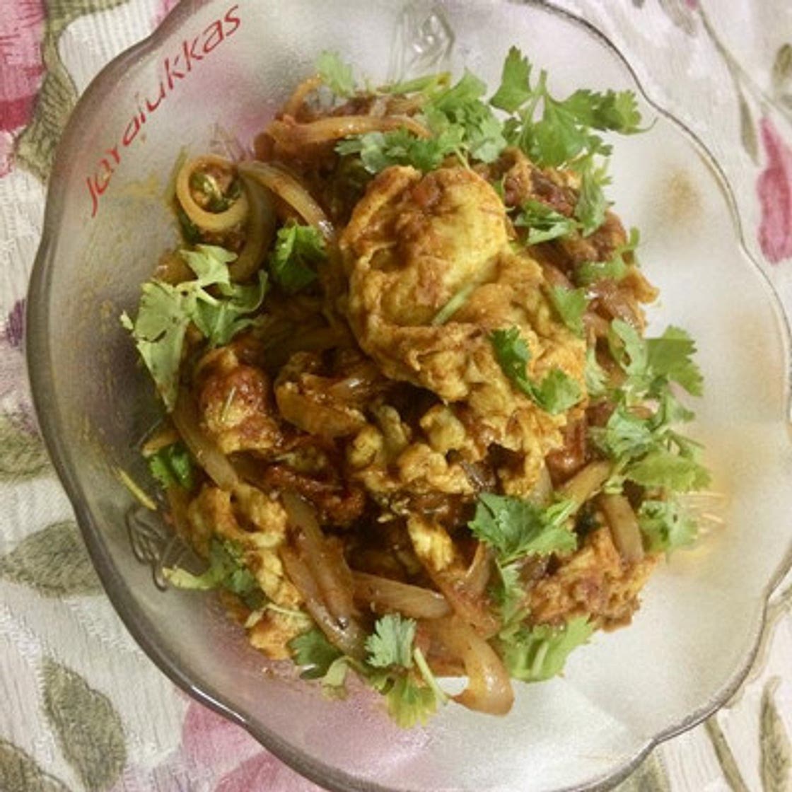 एग रोस्ट (egg roast recipe in Hindi)