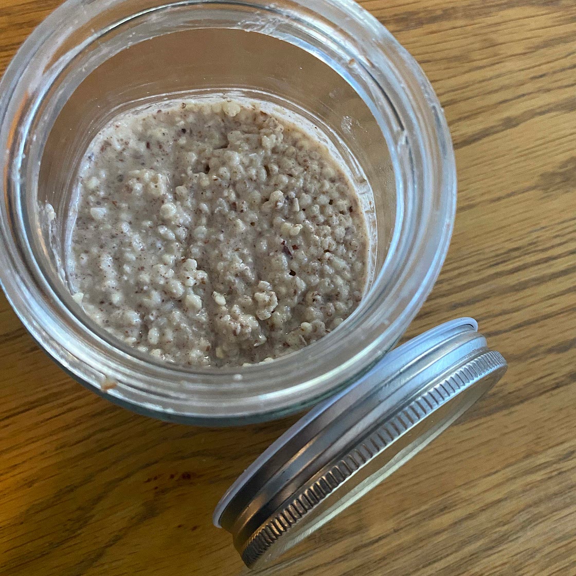 Overnight “porridge” - LF, GF, DF