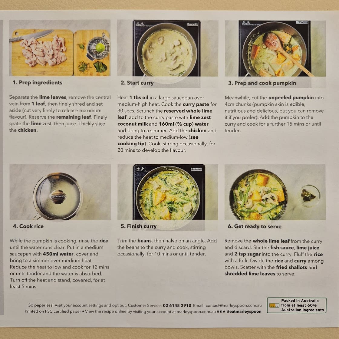 Thai Green Chicken Curry