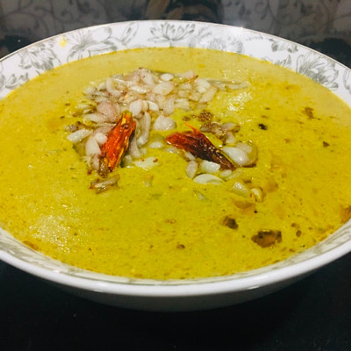 पालक कढ़ी (palak kadhi recipe in Hindi)