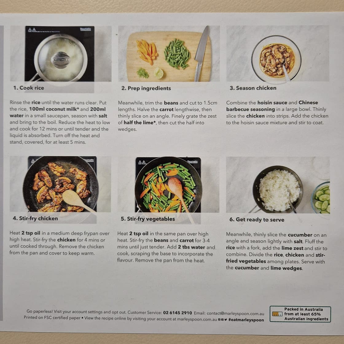 Hoisin-Glazed Chicken & Coconut Rice