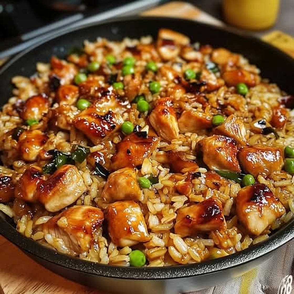 Hibachi Chicken and Rice Skillet Meal