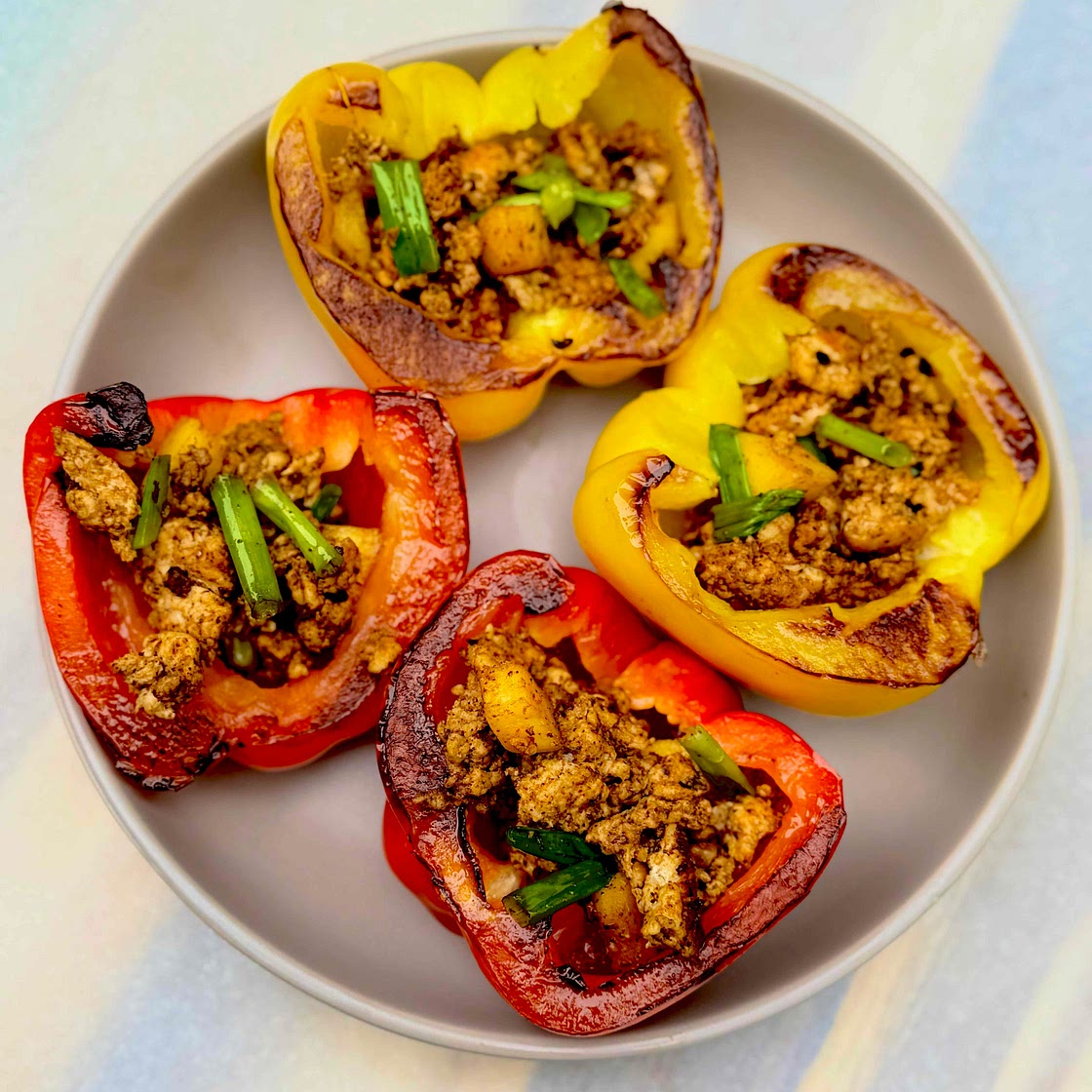 Turkey Taco Bell Pepper Wraps