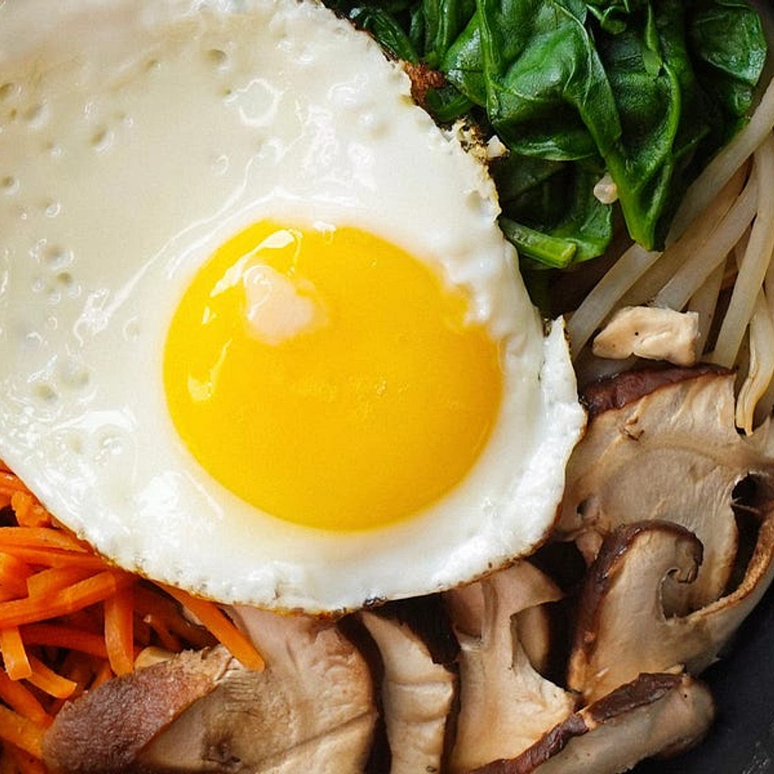 Rice Cooker Meal: Bibimbap