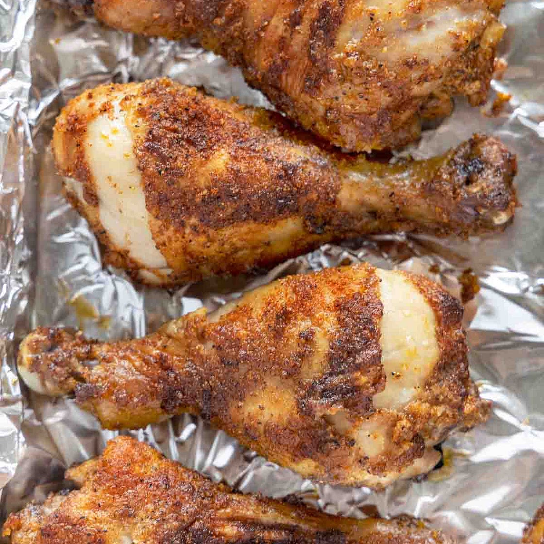 Crispy Baked Chicken Legs