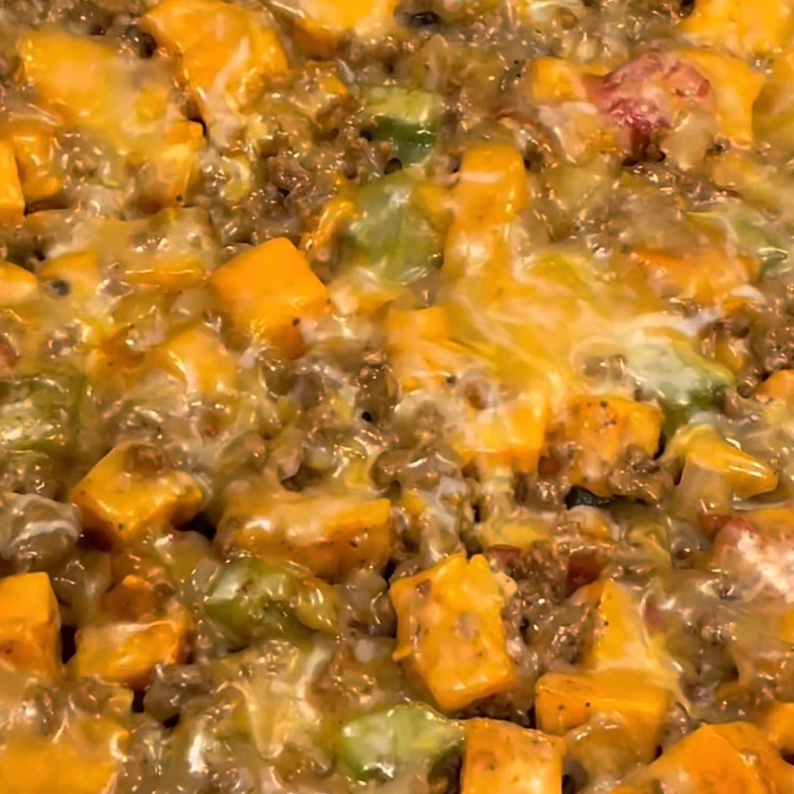 Southwest beef and sweet potato skillet