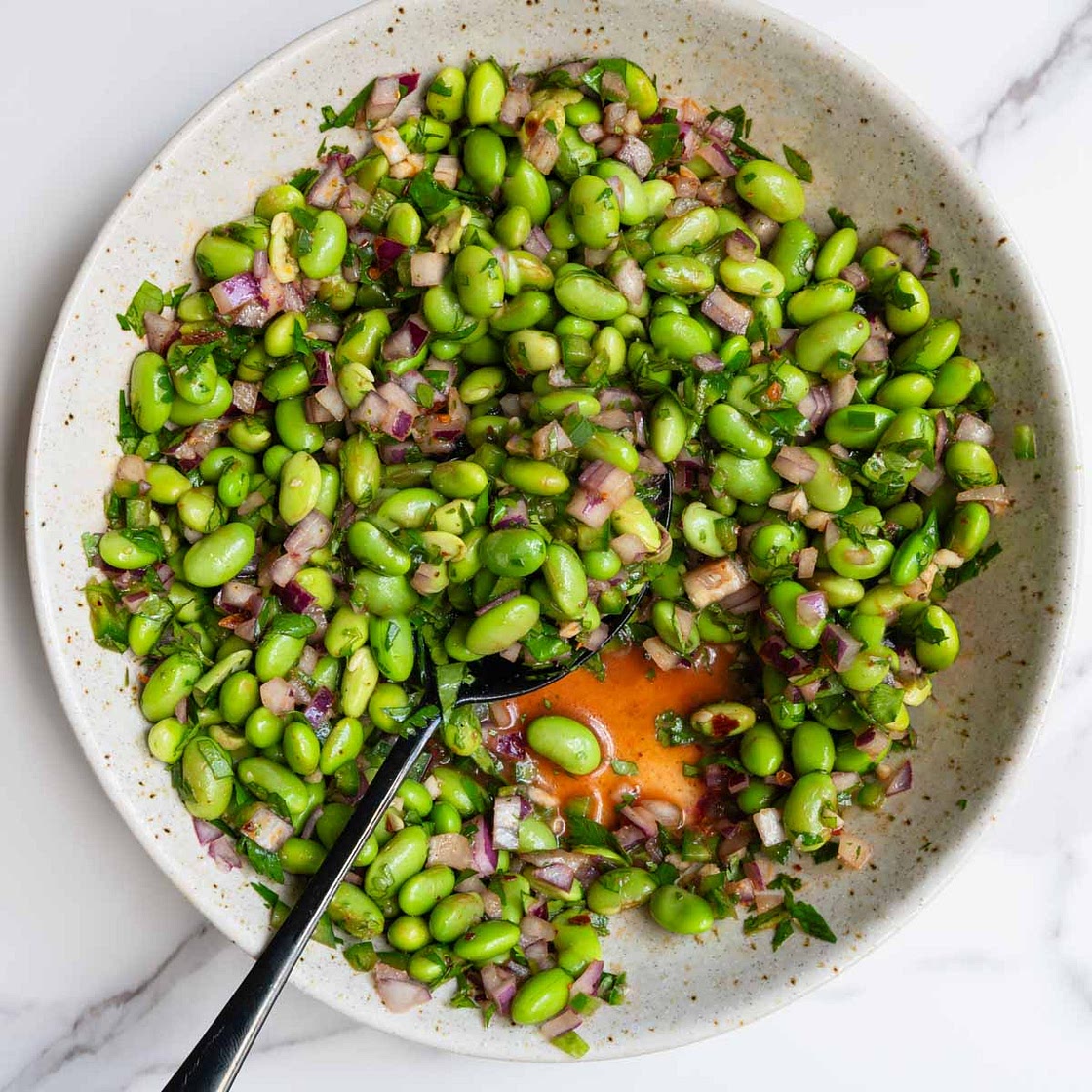 High-Protein Edamame Cucumber Salad