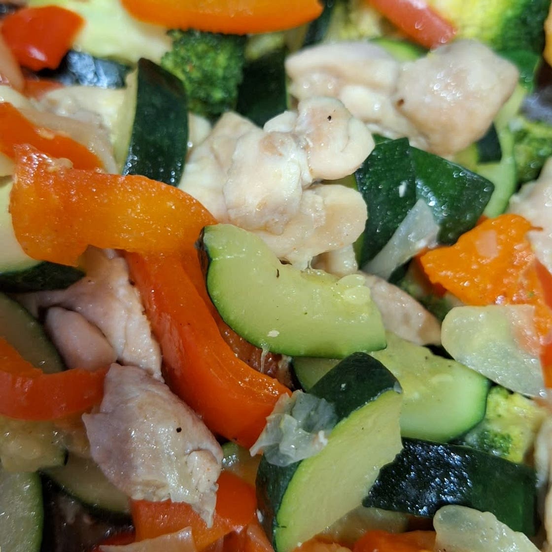Wok de Pollo con Verduras