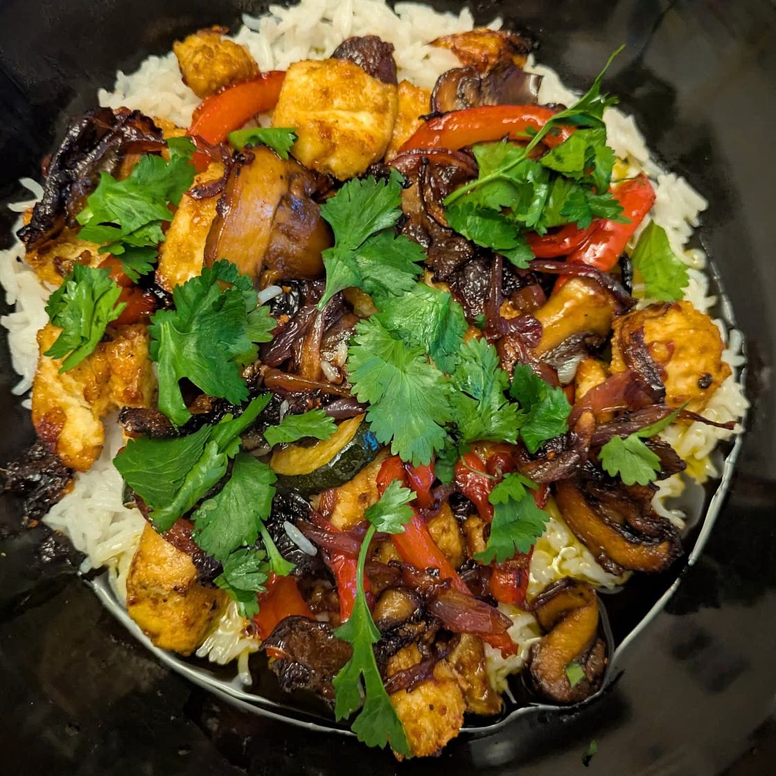Roasted Veg Stir Fry