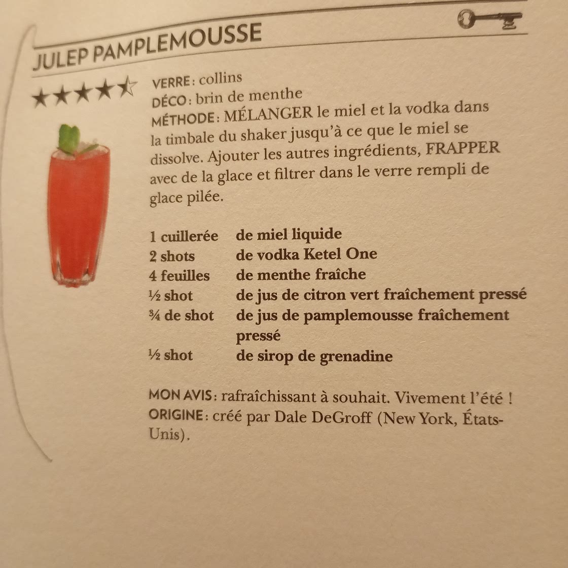 Julep pamplemousse 💓