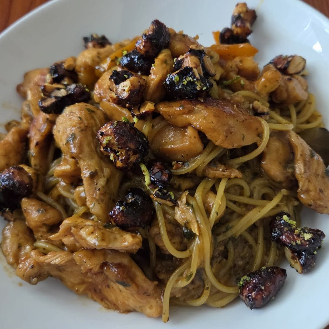 Thai Basil Sesame Cashew Chicken Chicken