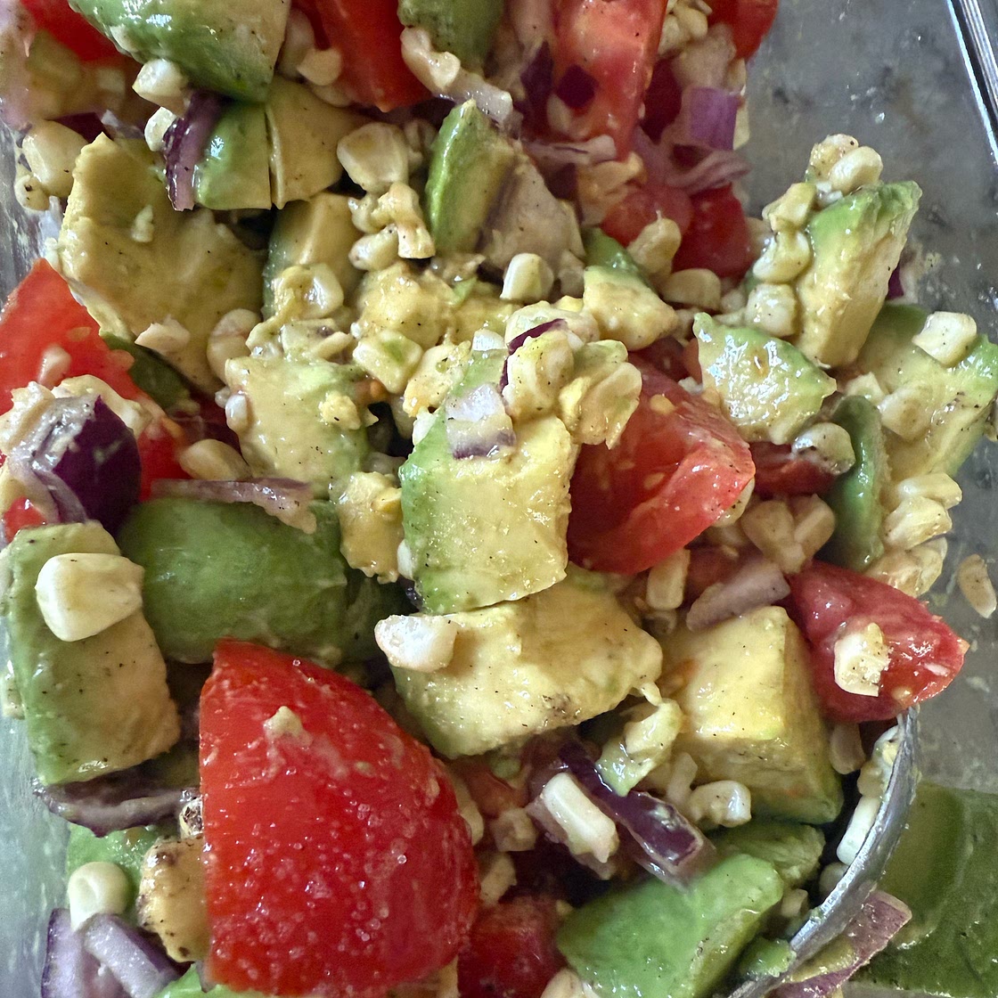 Corn, Avocado, and Tomato Salad