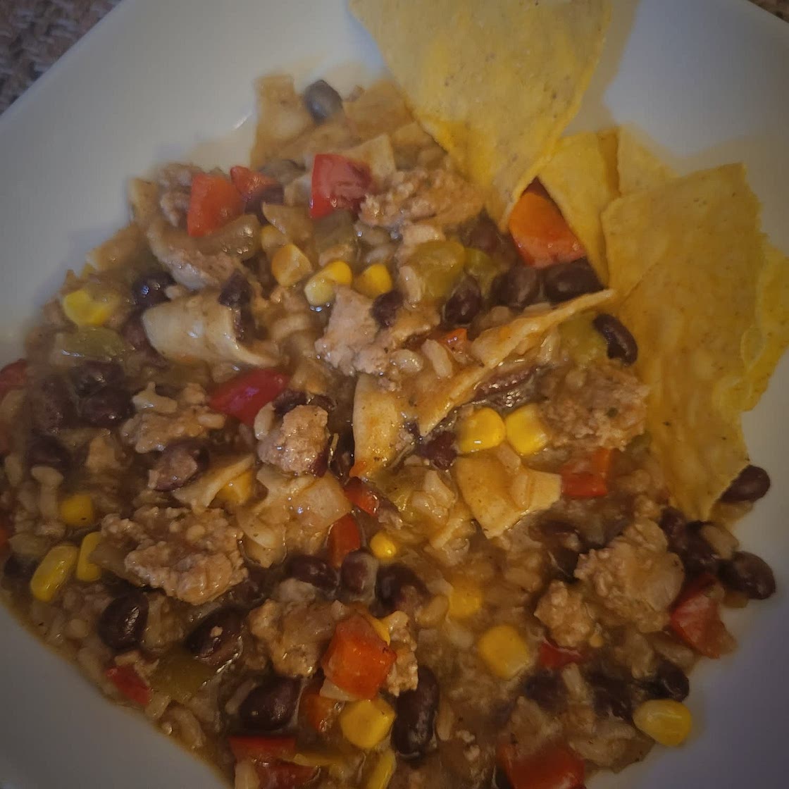 Ground Turkey Enchilada Skillet Meal