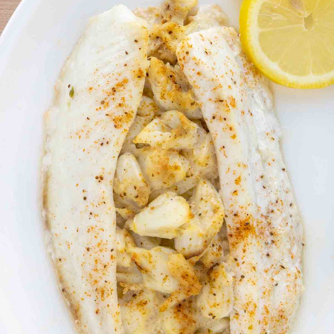 Crab Stuffed Flounder