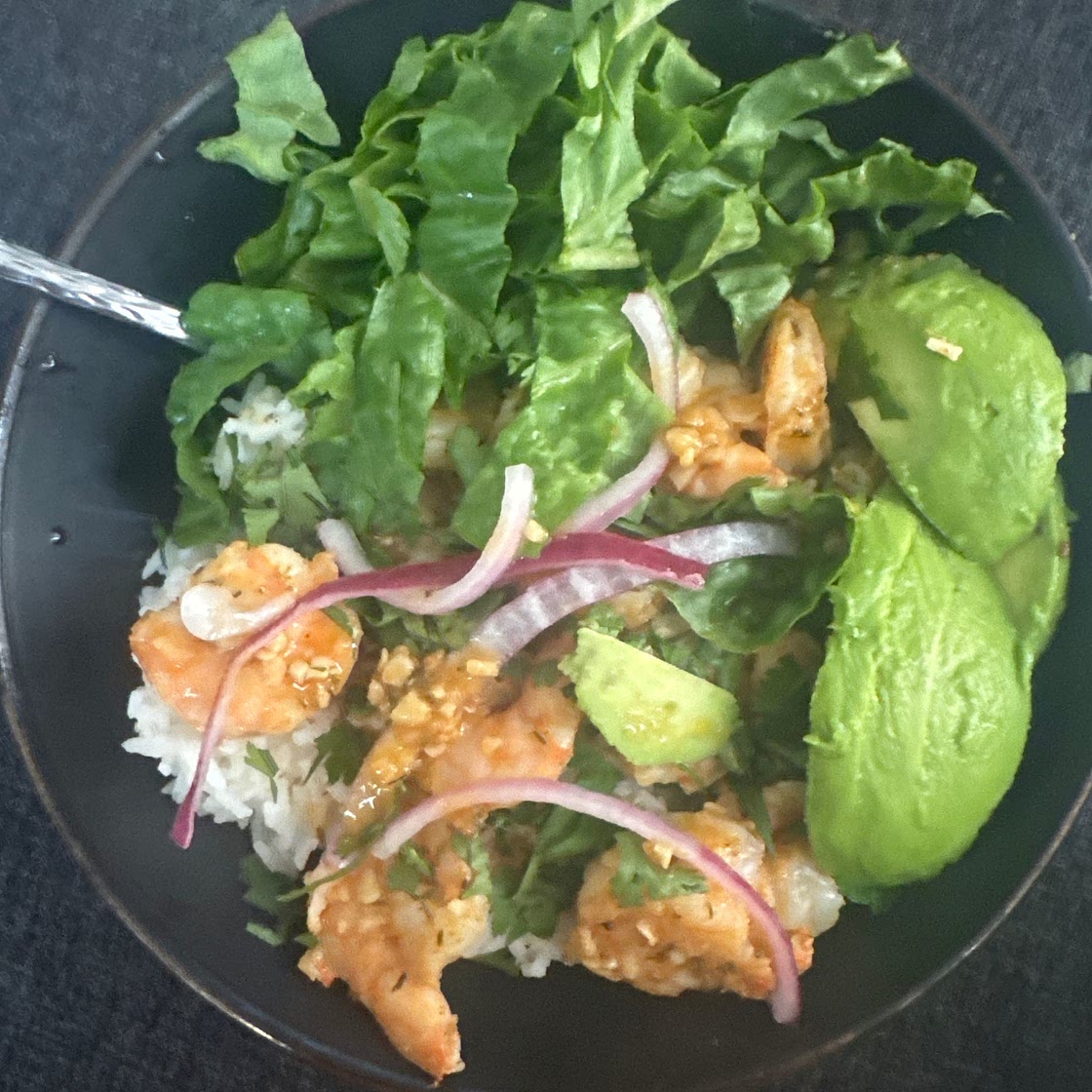 Shrimp Avocado Quinoa Bowls