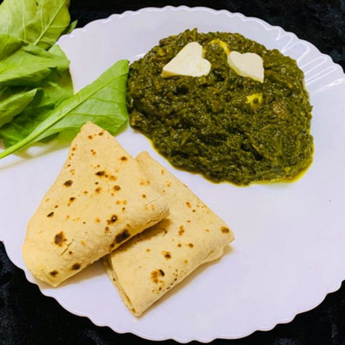 पंजाबी पालक पनीर (punjabi palak paneer recipe in Hindi)