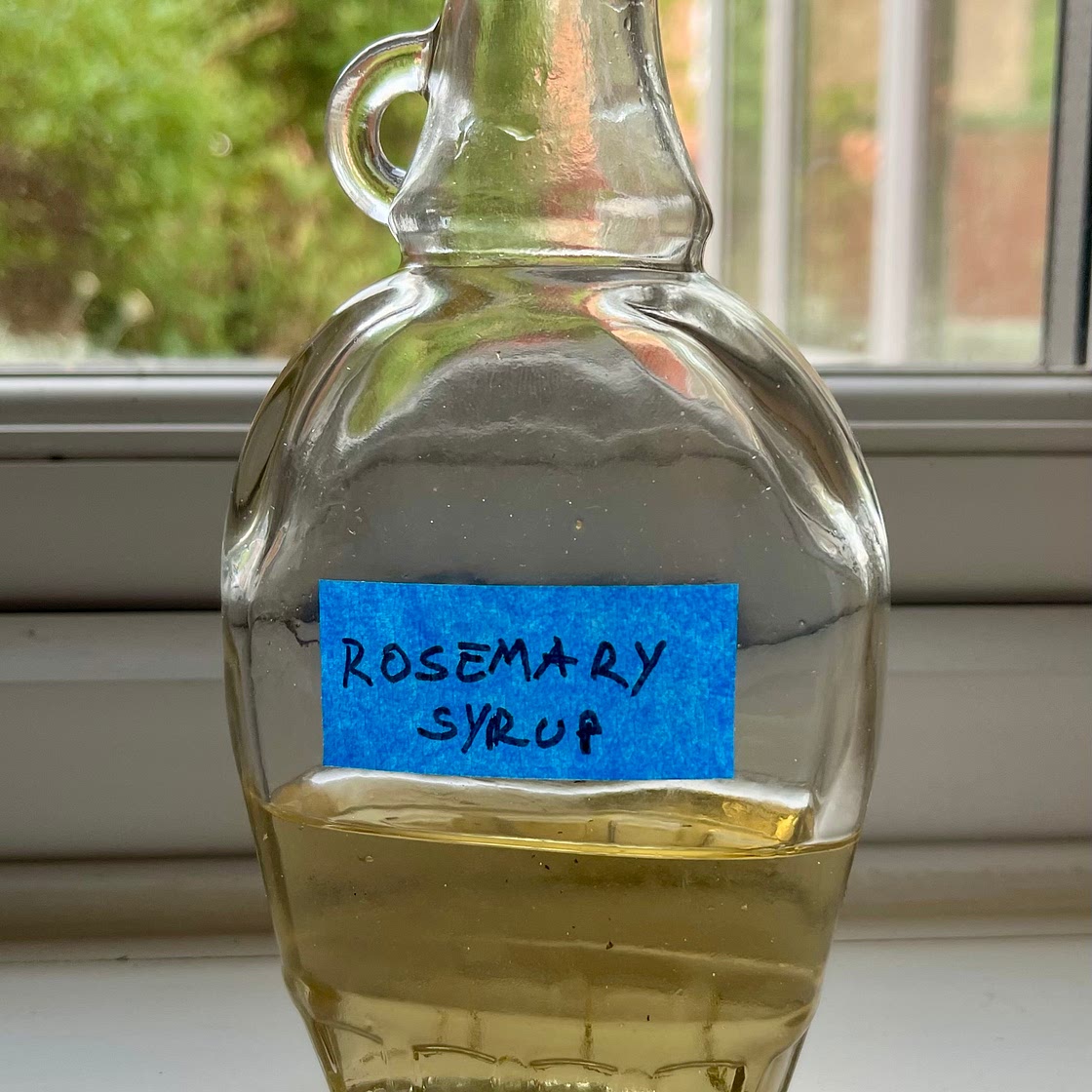 Rosemary infused syrup