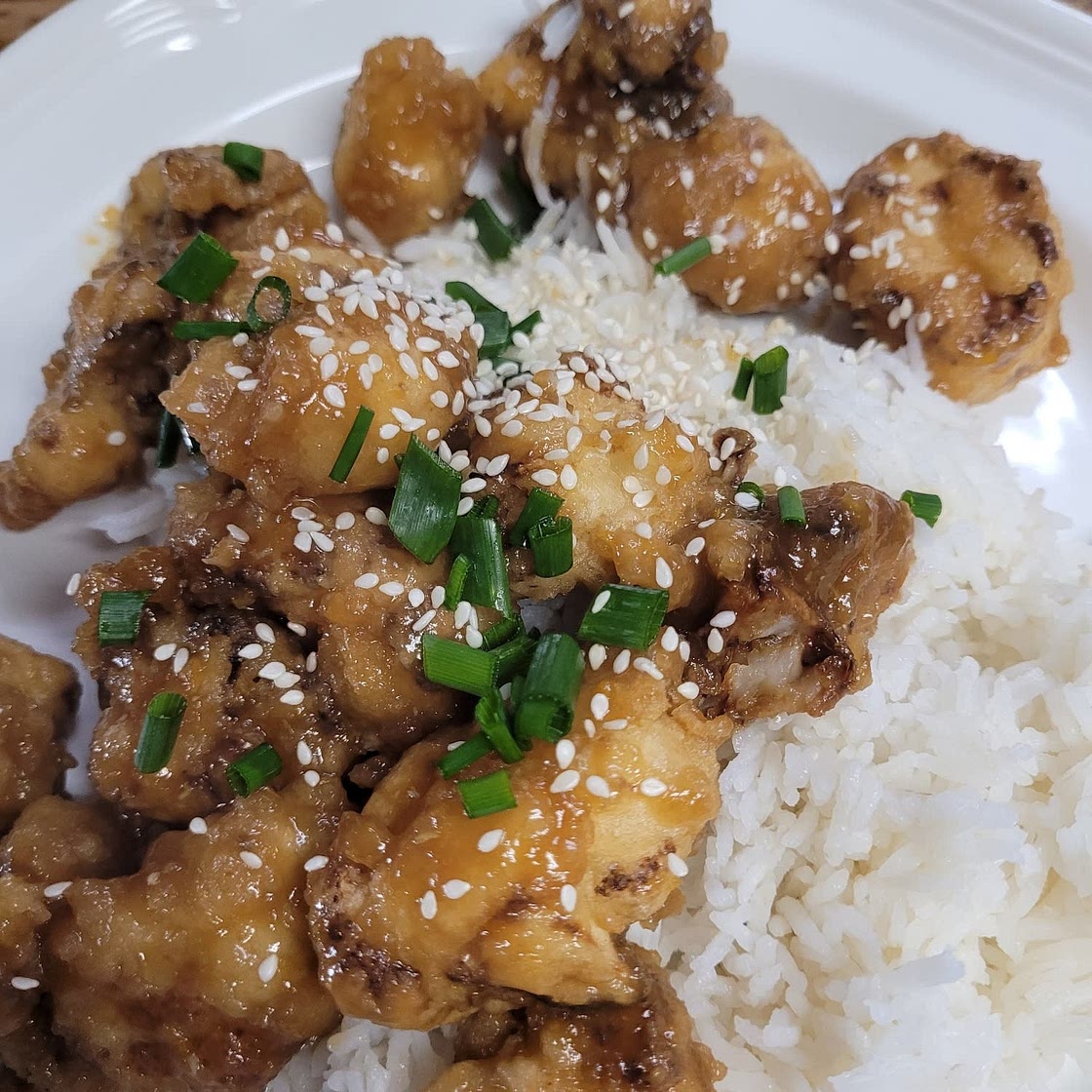 Orange Cauliflower Bowls