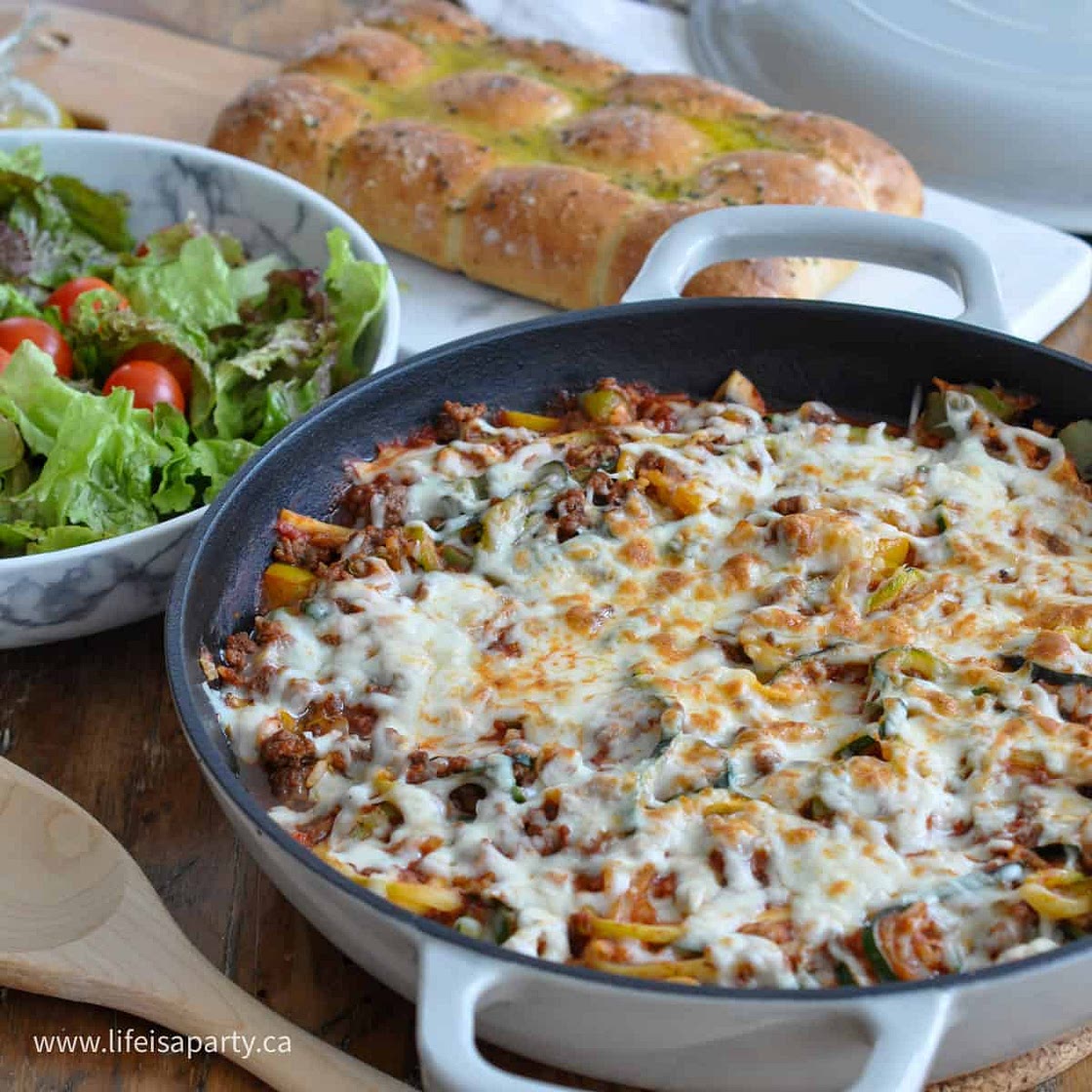 Unstuffed Zucchini