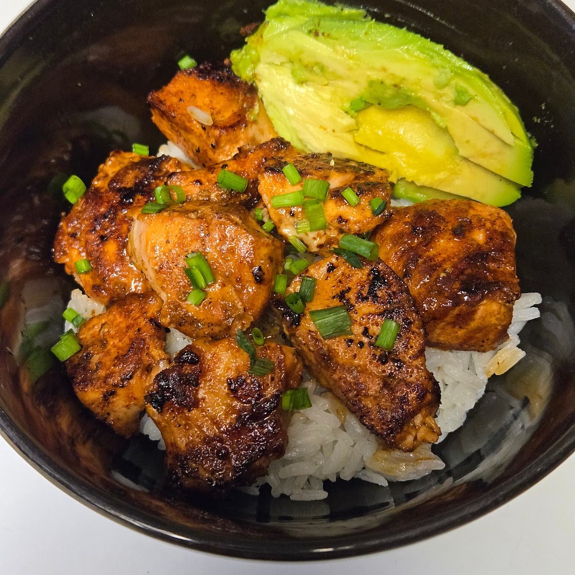 Honey Sesame Salmon Bowl