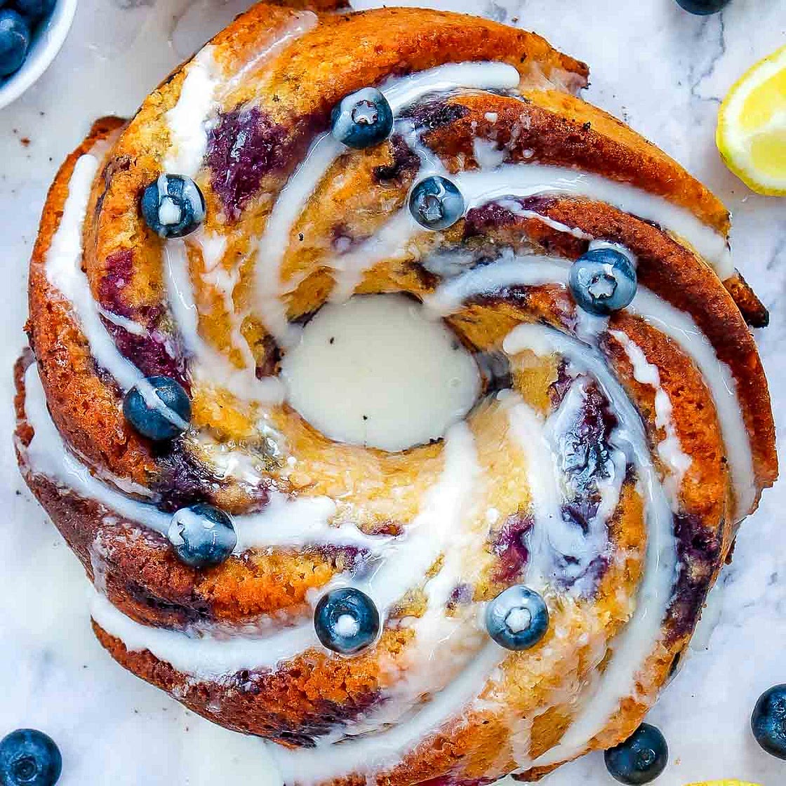Lemon Blueberry Bundt Cake