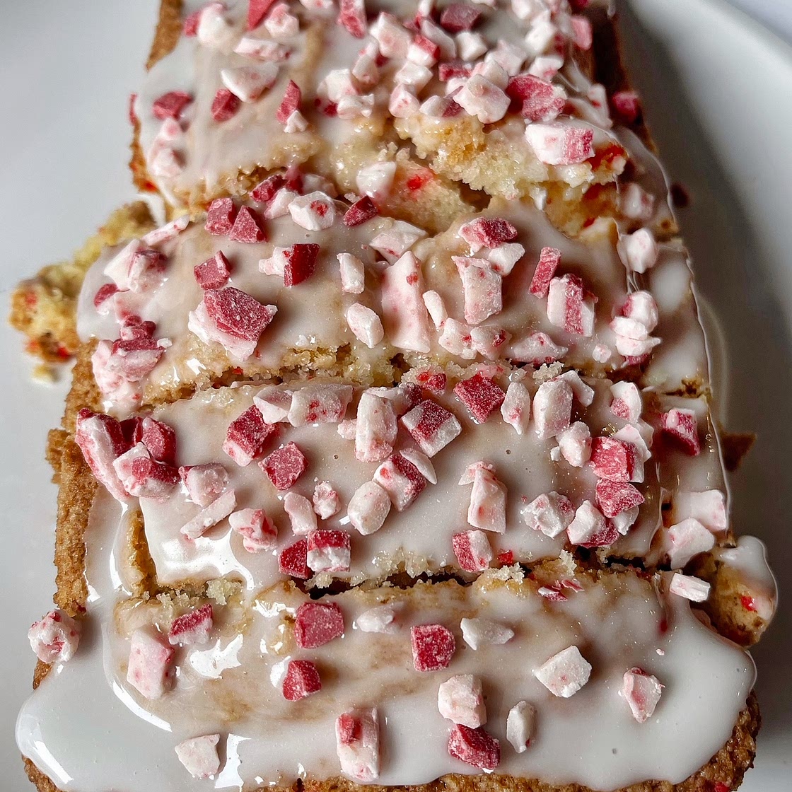 Gluten-Free Candy Cane Sugar Cookie Bread ~ Easy and Delicious Holiday Recipe