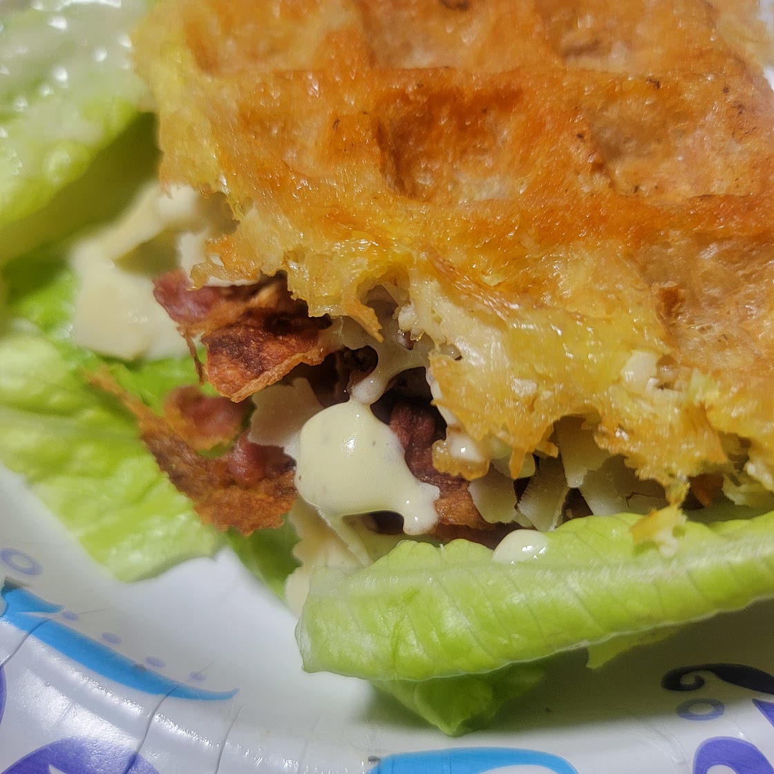 Keto Chicken Caesar Sandwich