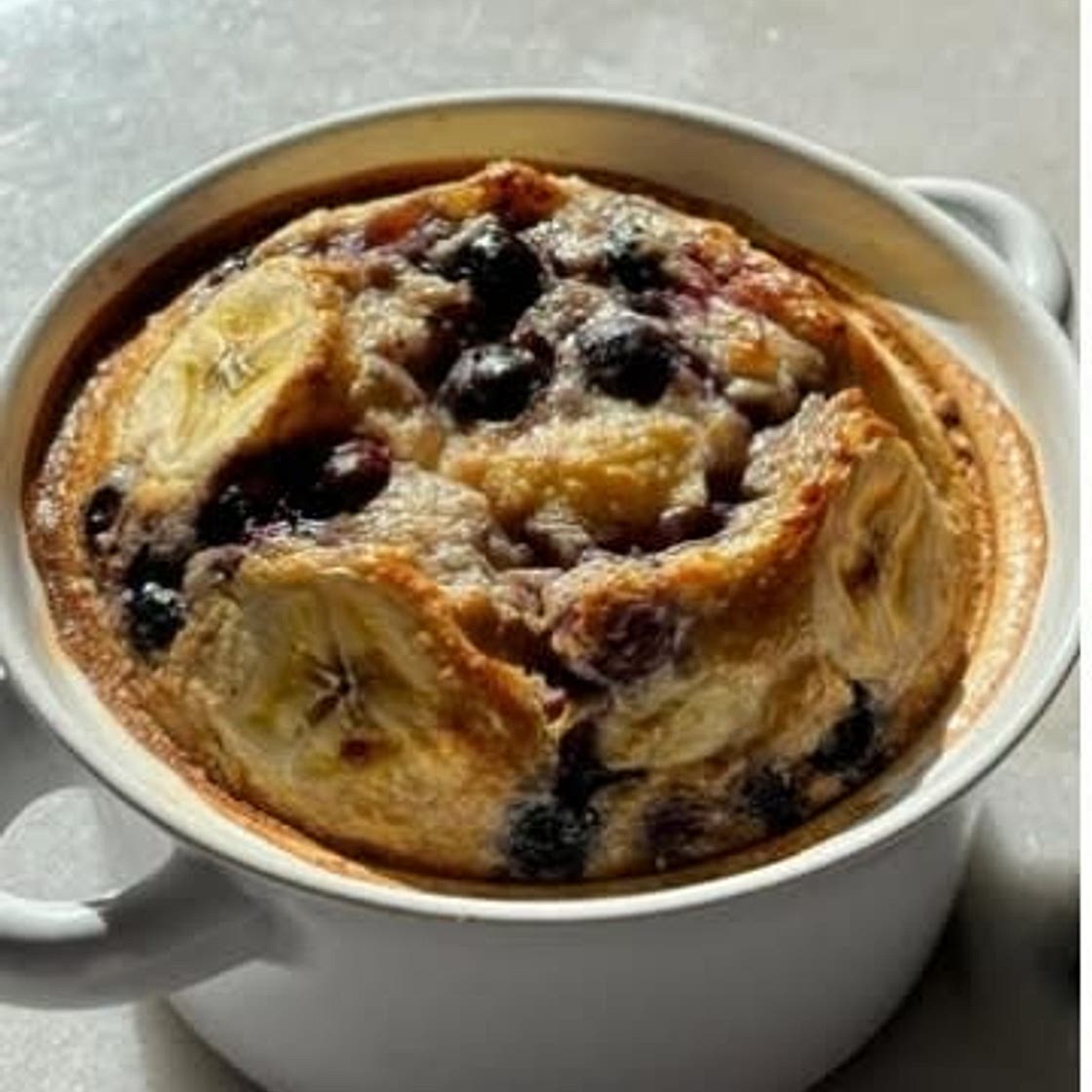 Blueberry baked oats 🫐