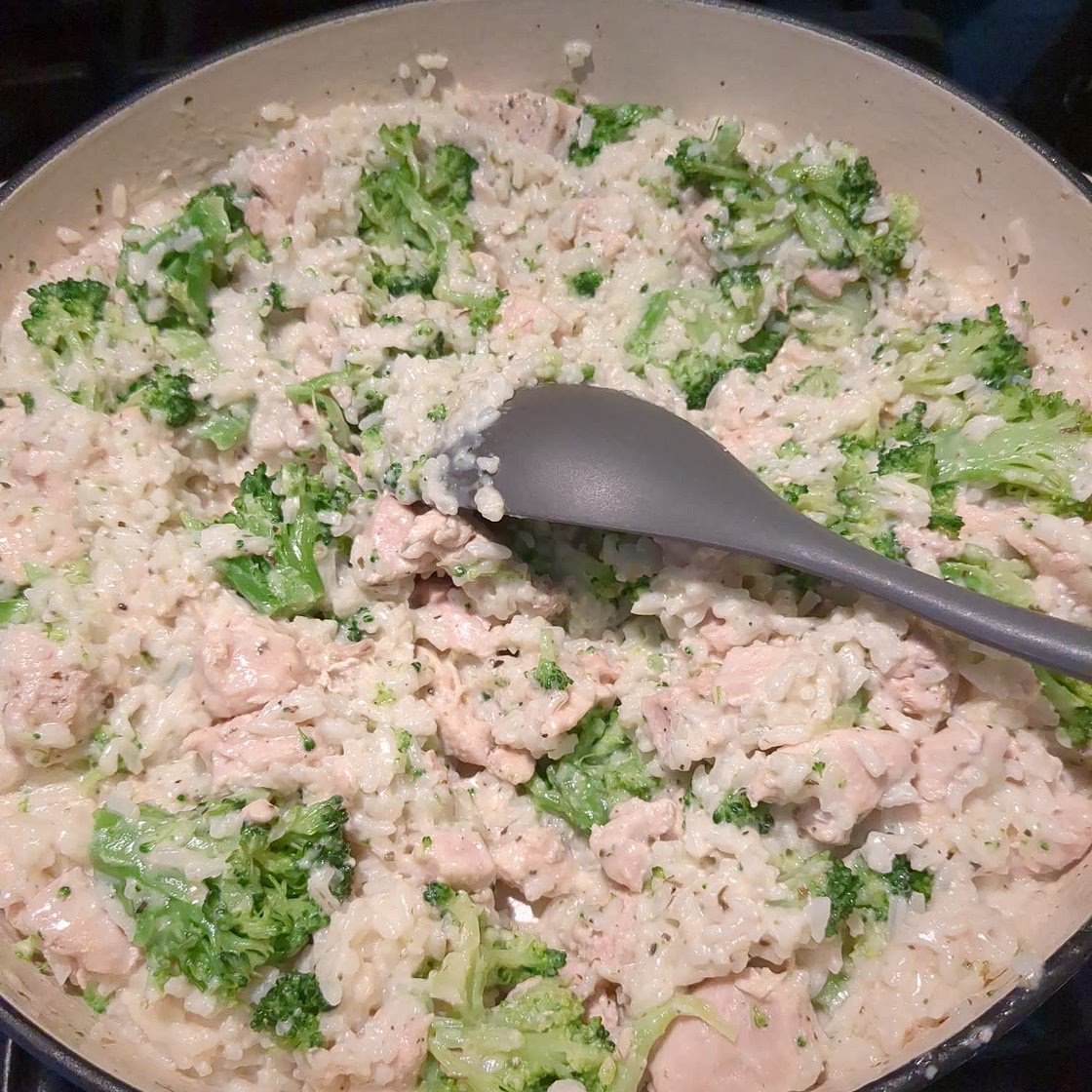 Creamy Parmesan One Pot Chicken and Rice