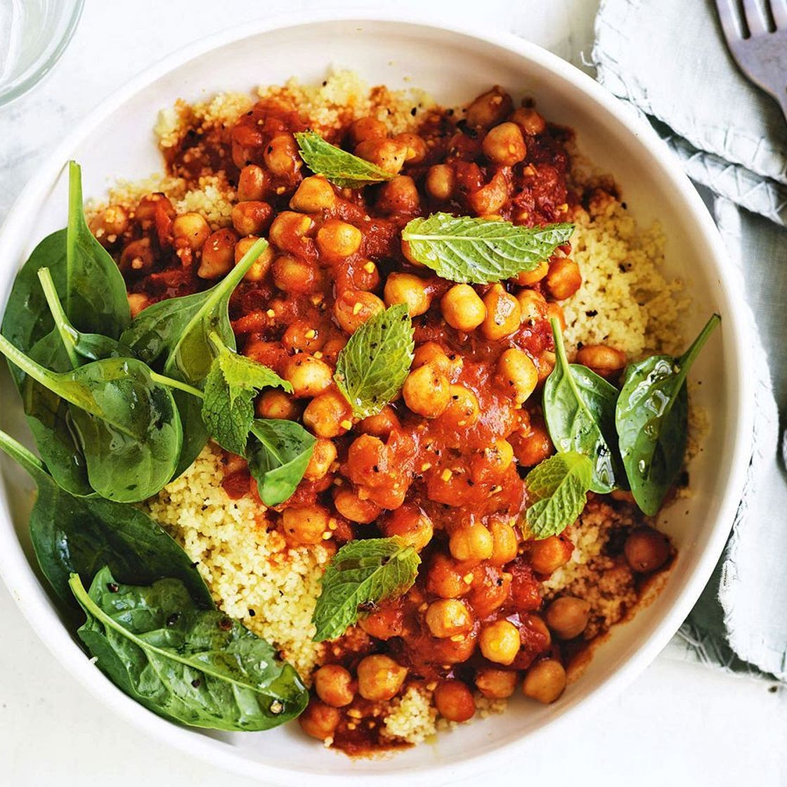 Moroccan chickpea tagine
