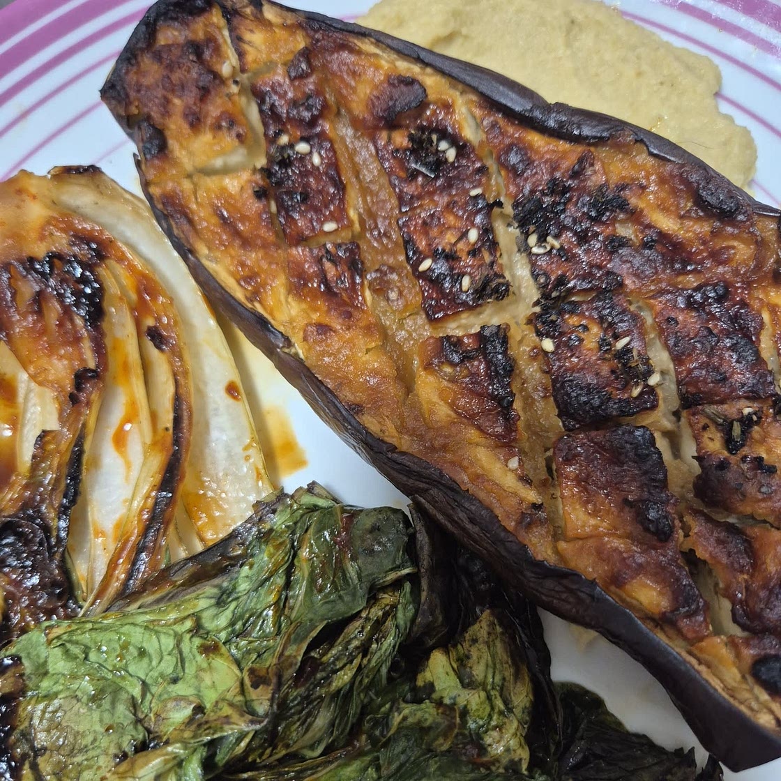 Miso Aubergine (Eggplant Steaks)