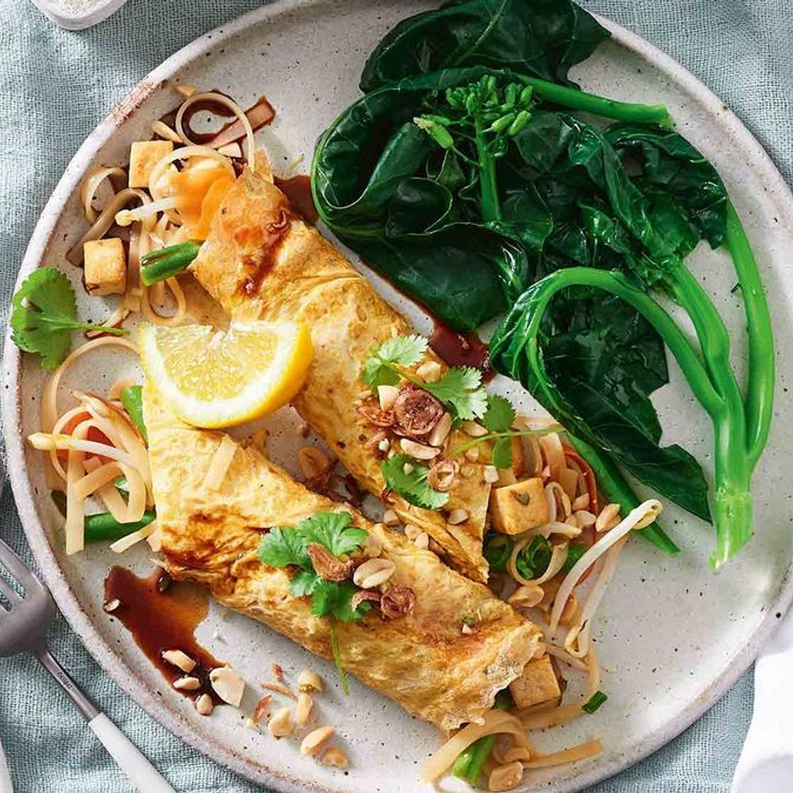Pad Thai egg rolls recipe