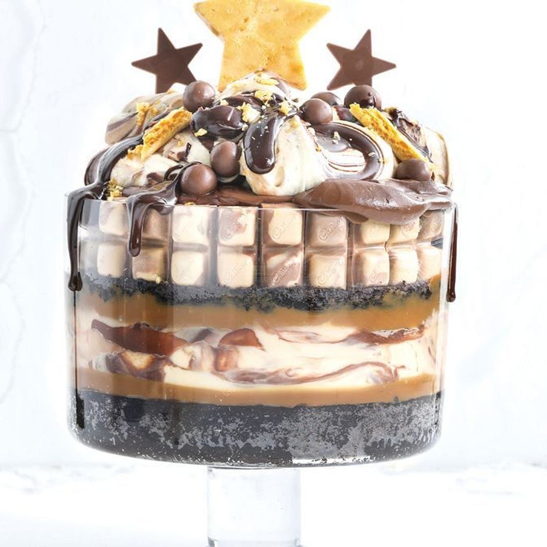 Caramilk honeycomb trifle recipe