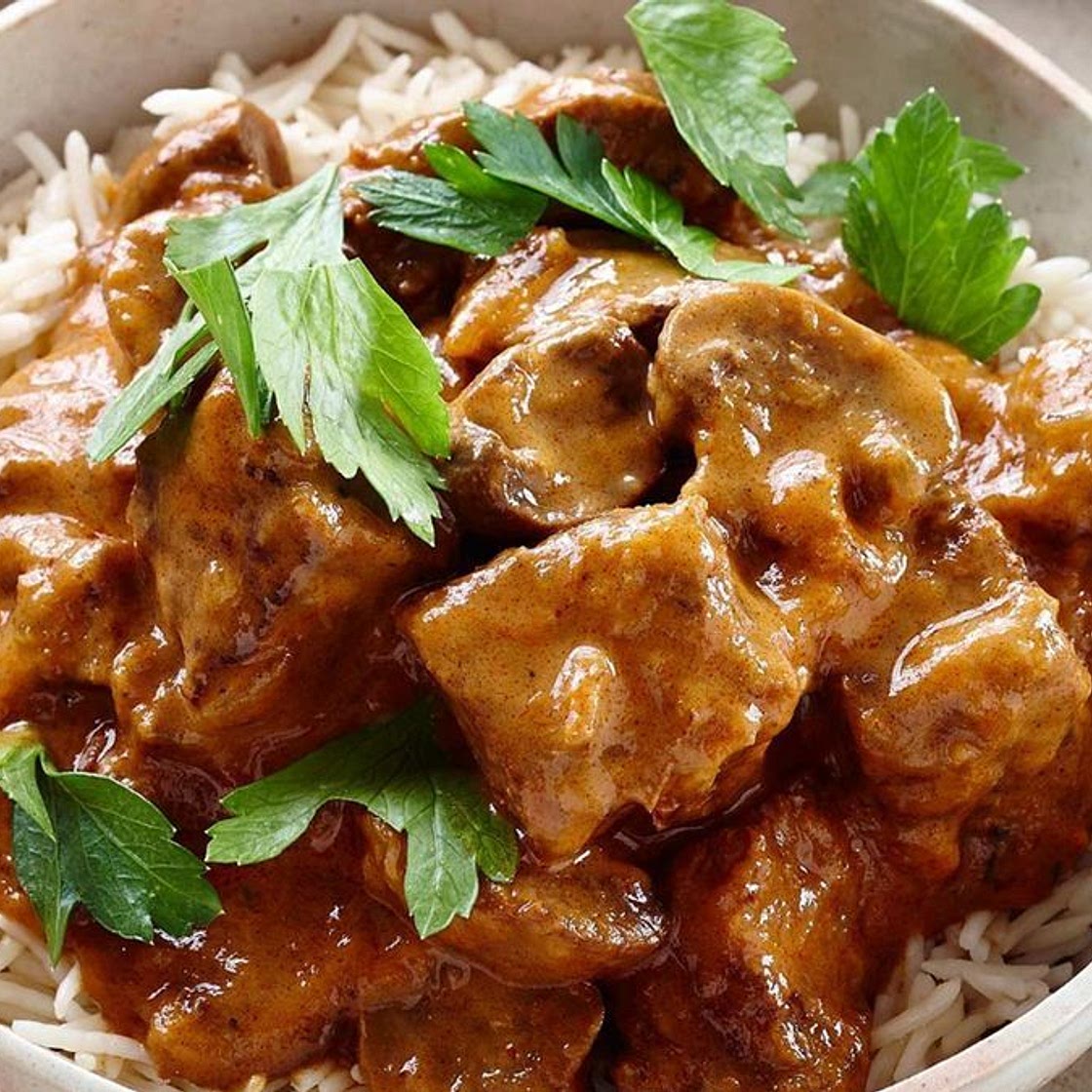 Slow cooker beef stroganoff recipe
