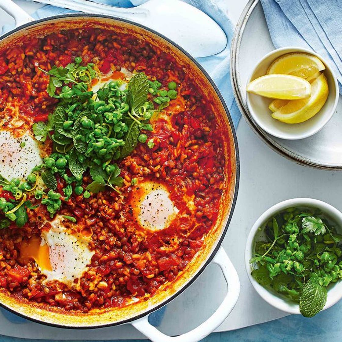 One-pan vegetarian paella recipe