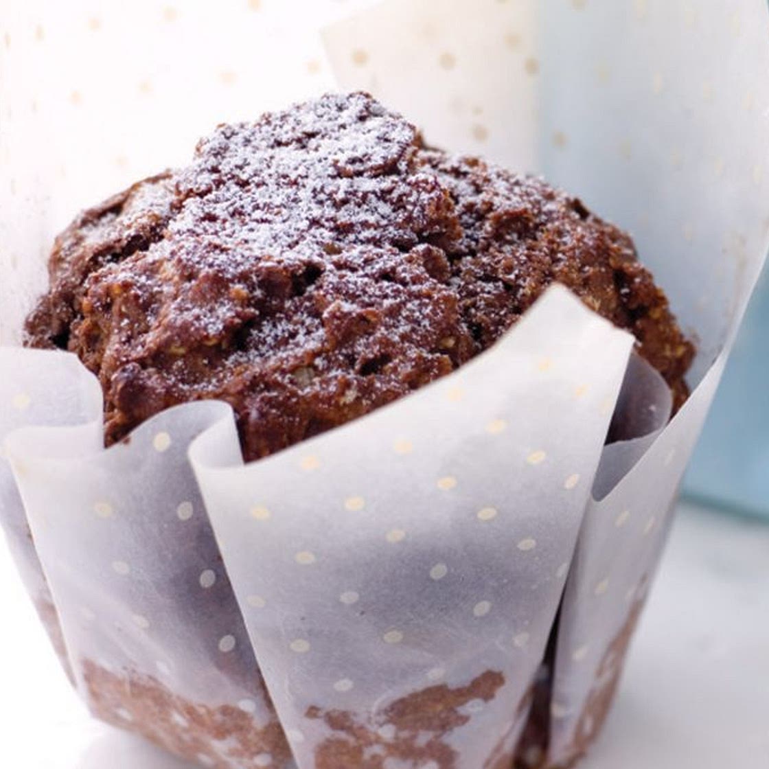 Choc hazelnut muffins