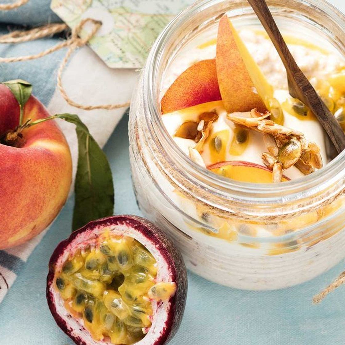 Honey and cinnamon overnight oats