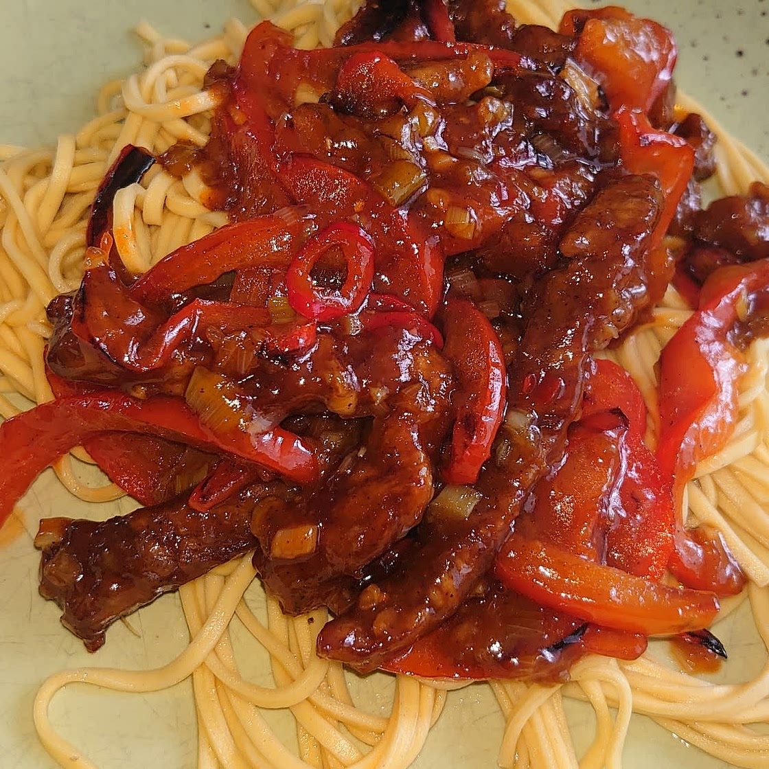 Crispy chilli beef