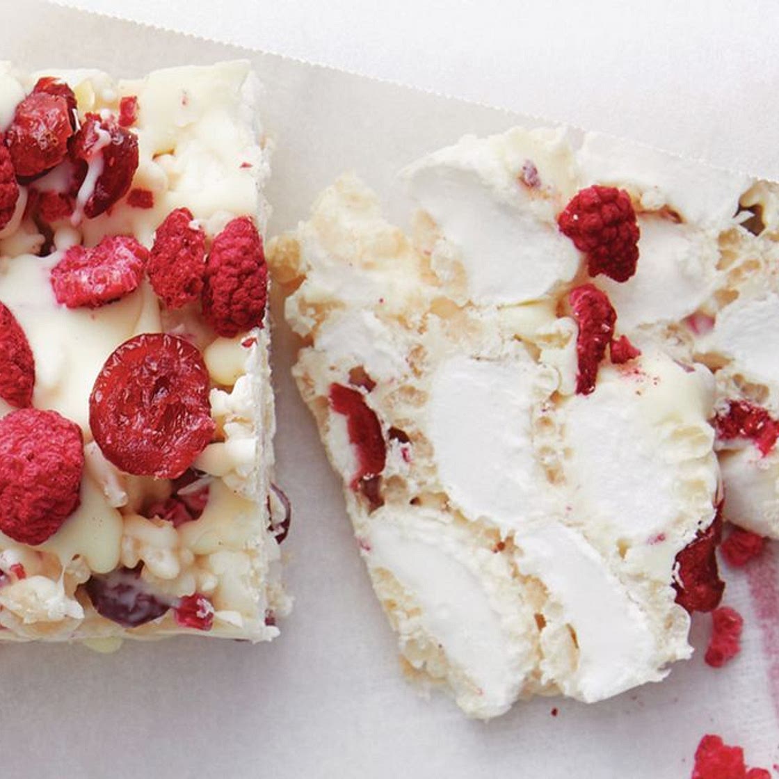 White Christmas rocky road recipe